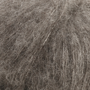Brushed Alpaca Silke 03 grå - Brushed Alpaka Silke (17 m = 10 cm