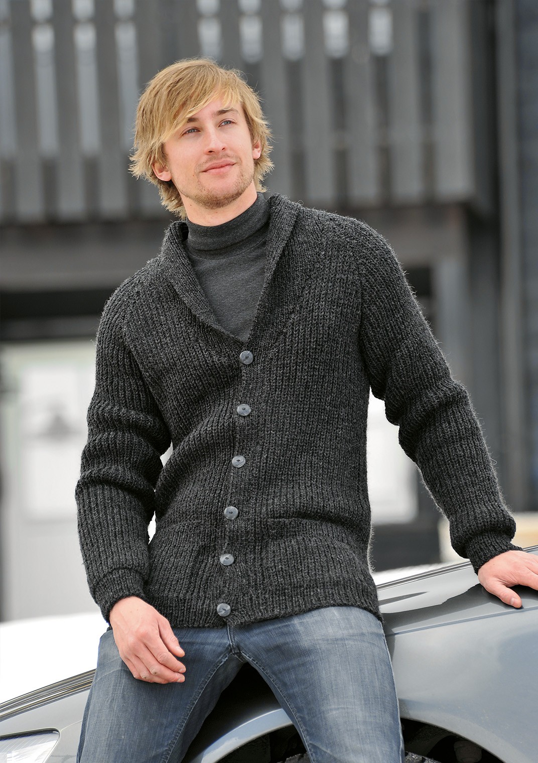 Sying Av Denimjakke For Menn