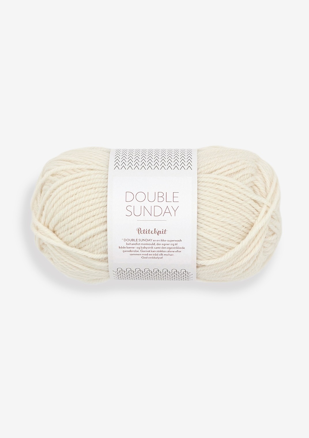 Double Sunday Petiteknit (20-21m = 10 cm)